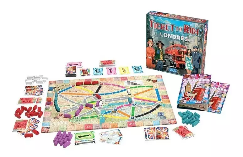 Aventureros Al Tren - Londres - Juego De Mesa - Español-1