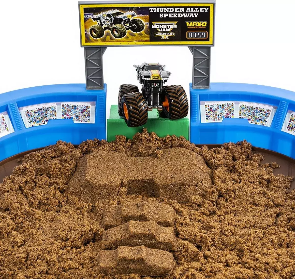 Monster Jam - Dirt Arena Kinetica + Vehículo Maxd-2