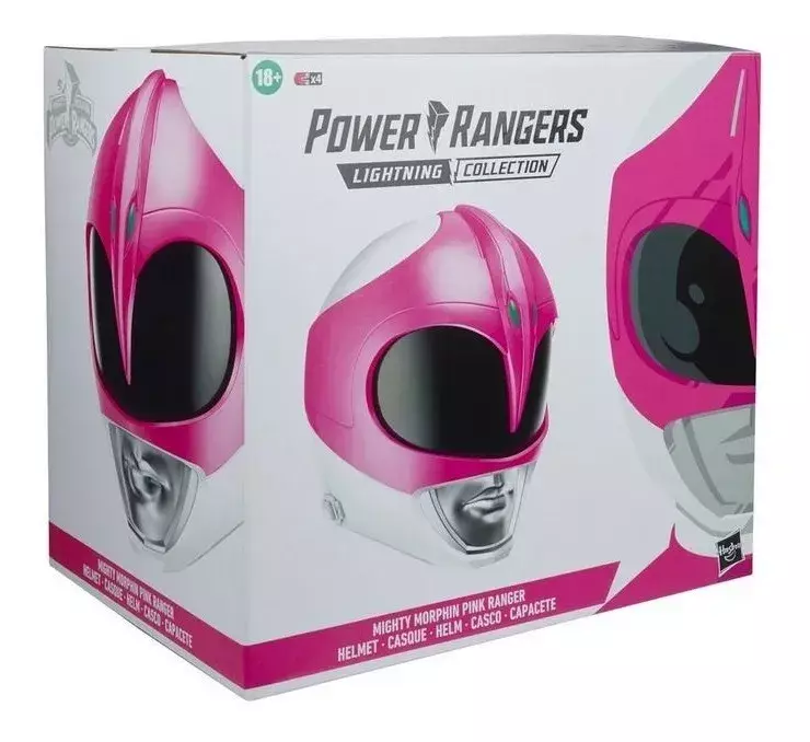 Casco Power Rangers Lightning Collection - Rosado-1