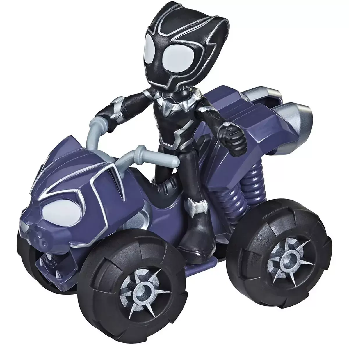 Figura Spidey Spiderman - Auto Black Panther-4