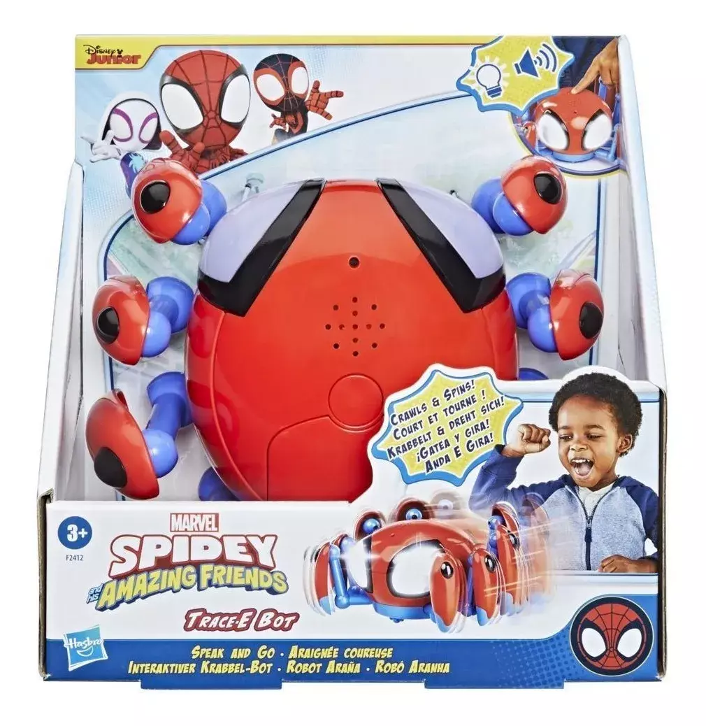 Figura Spidey Amazing Friends Trace-e Araña Sonidos-1