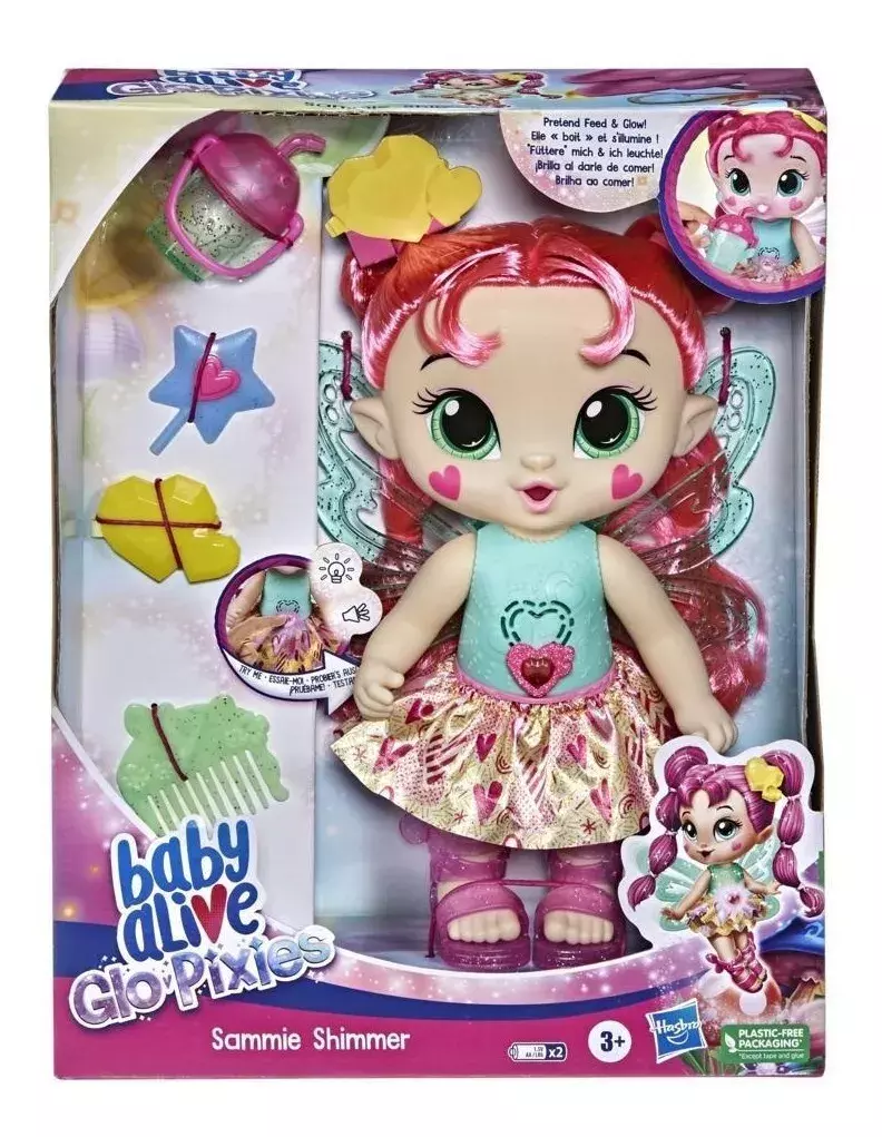 Baby Alive Glopixies - Muñeca - Sammie Shimmer-0