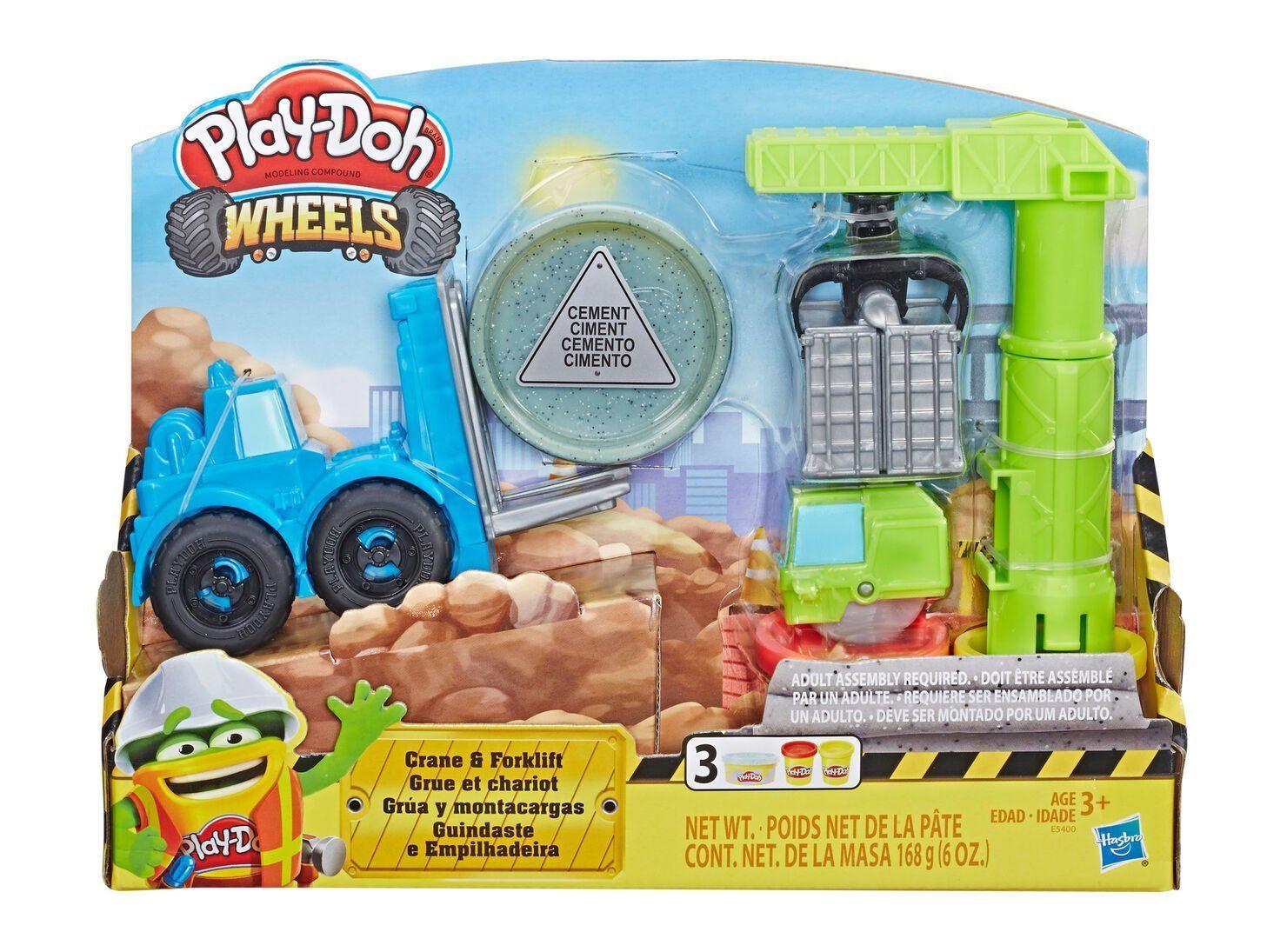 Play Doh Wheels - Grua Y Montacargas-0