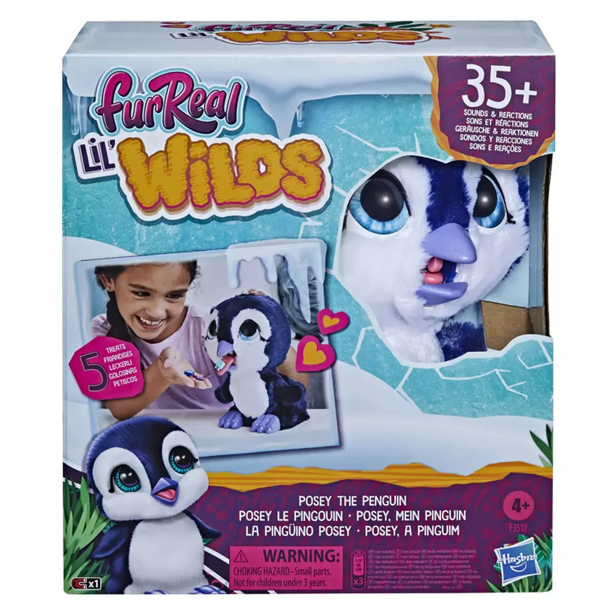 Furreal Friends Posey La Pinguino Mascota Interactiva-3