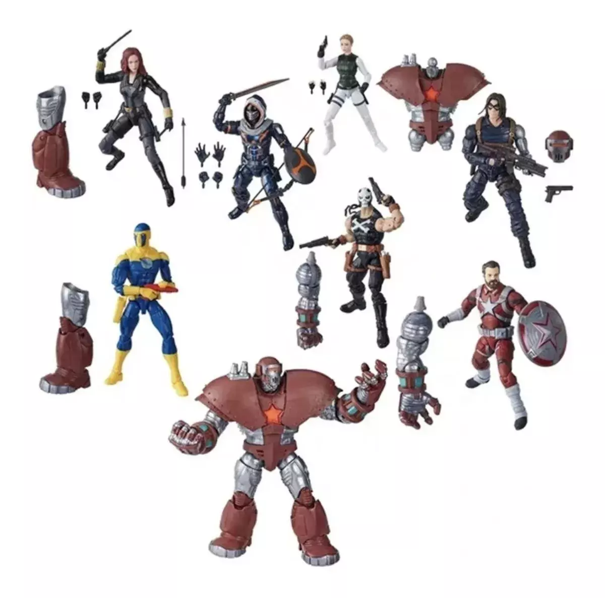 Marvel Legends - Coleccion 7 Figuras - Black Widow-1