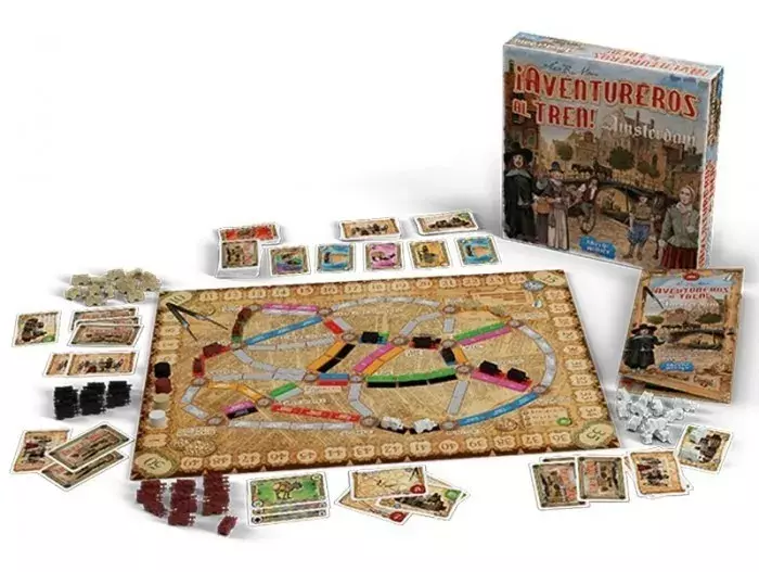 Ticket To Ride Amsterdam - Juego Mesa En Español-1