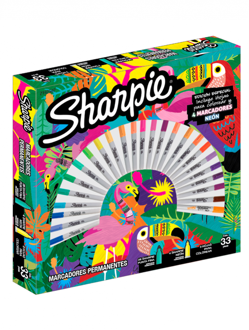 Sharpie Edicion Especial 30 Marcadores Ruleta-0
