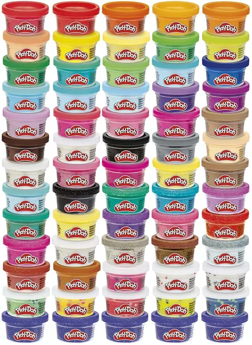 Play Doh Pack 65 Colores Latas Set Coleccion-1