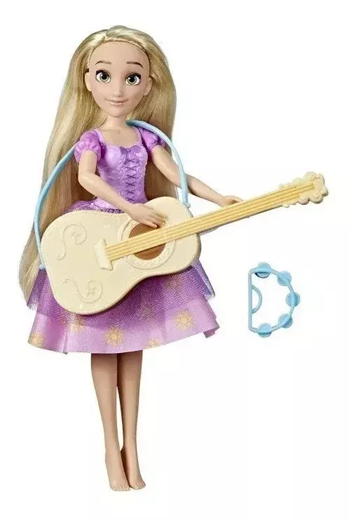 Muñeca Disney Princess Rapunzel Guitarra Everyday-1