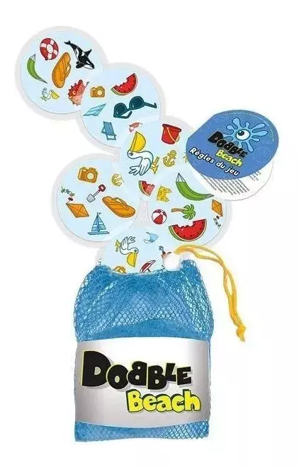 Juego Dobble Beach - Resistente Al Agua - Juego de Mesa -1