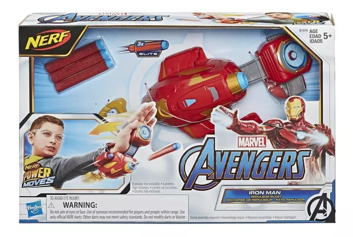 Avengers Nerf Power Moves - Iron Man - Lanzador-0
