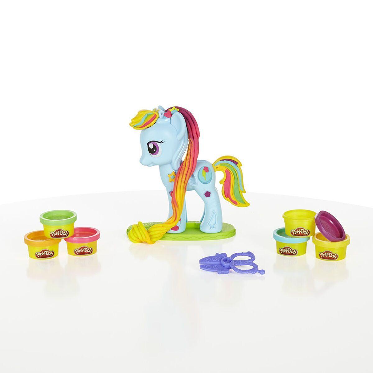 Play Doh Peinados Colores Rainbow Dash Pony-1