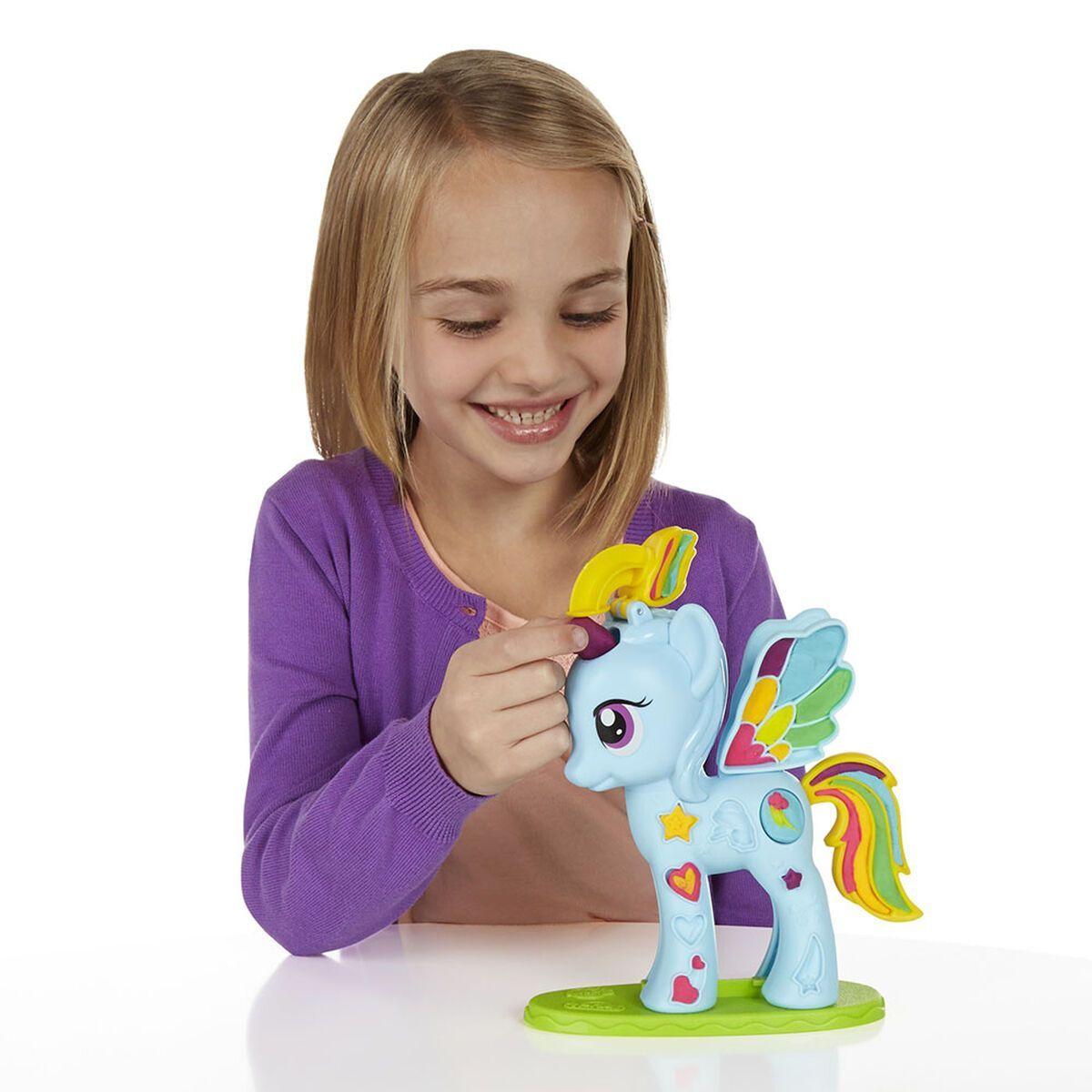 Play Doh Peinados Colores Rainbow Dash Pony-2