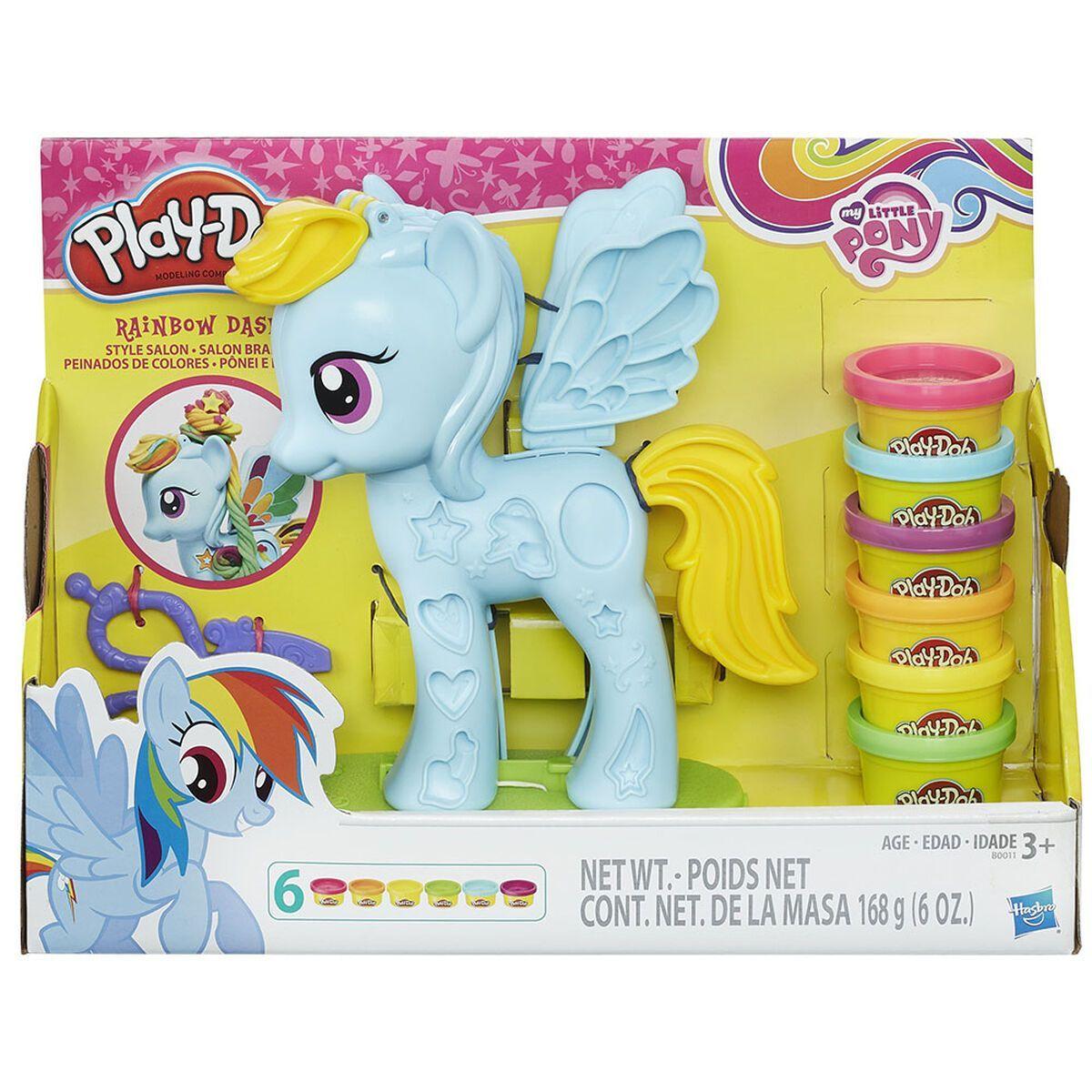 Play Doh Peinados Colores Rainbow Dash Pony-0