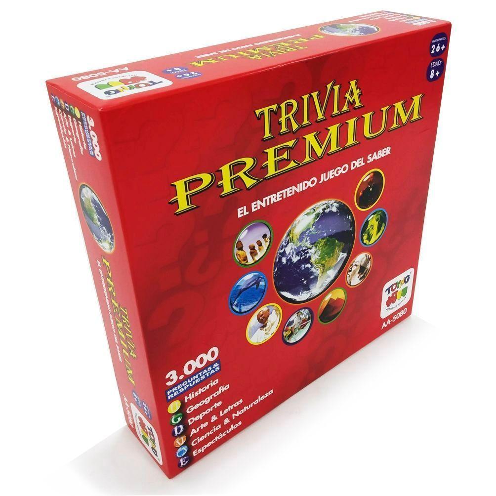 Juego De Mesa Trivia Premium 3000 Preguntas-1