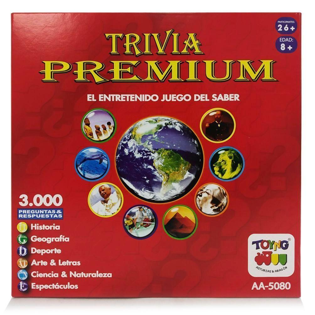 Juego De Mesa Trivia Premium 3000 Preguntas-0