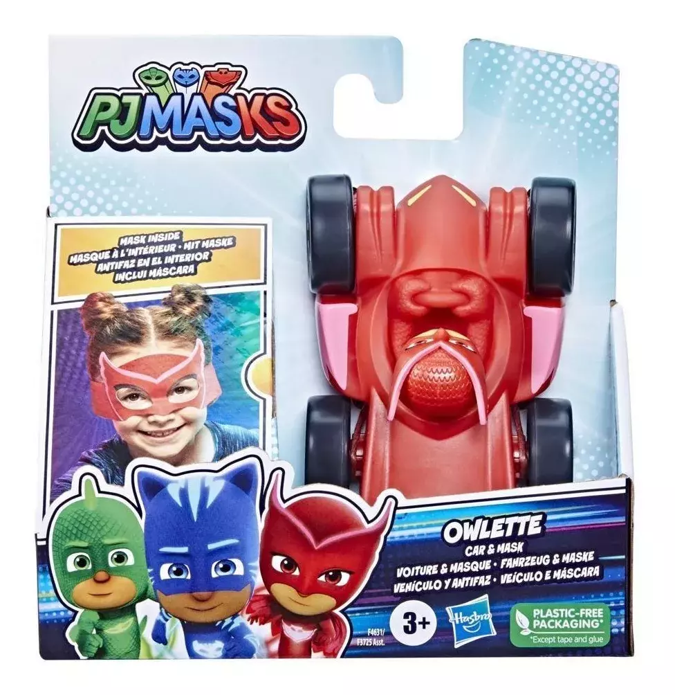 Pack 3 Vehiculos + Mascaras Pj Masks - Catboy Gekko Owlette-3