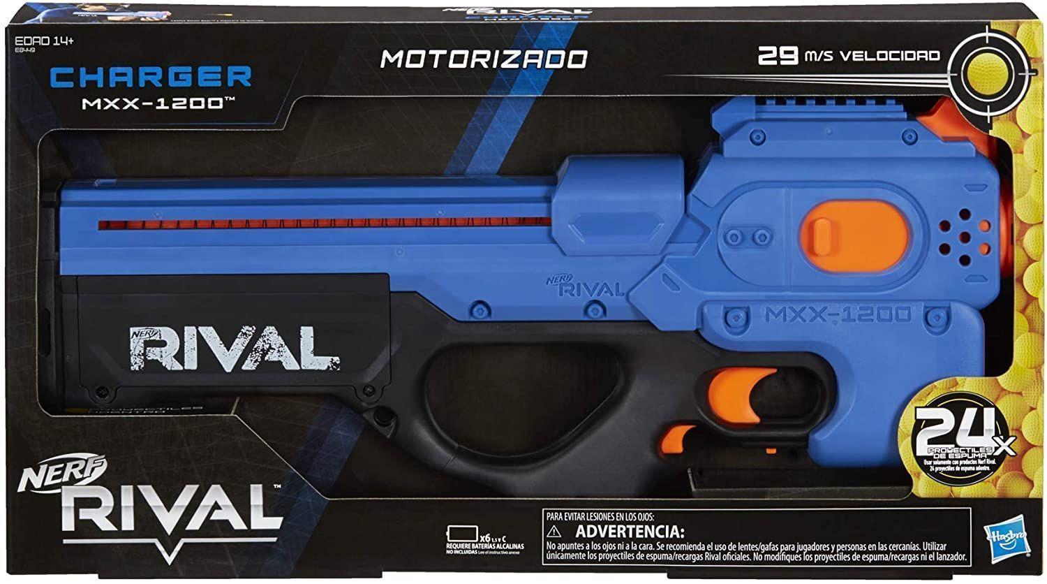 Lanzador Nerf Rival Charger MXX-1200 - Dardos-0
