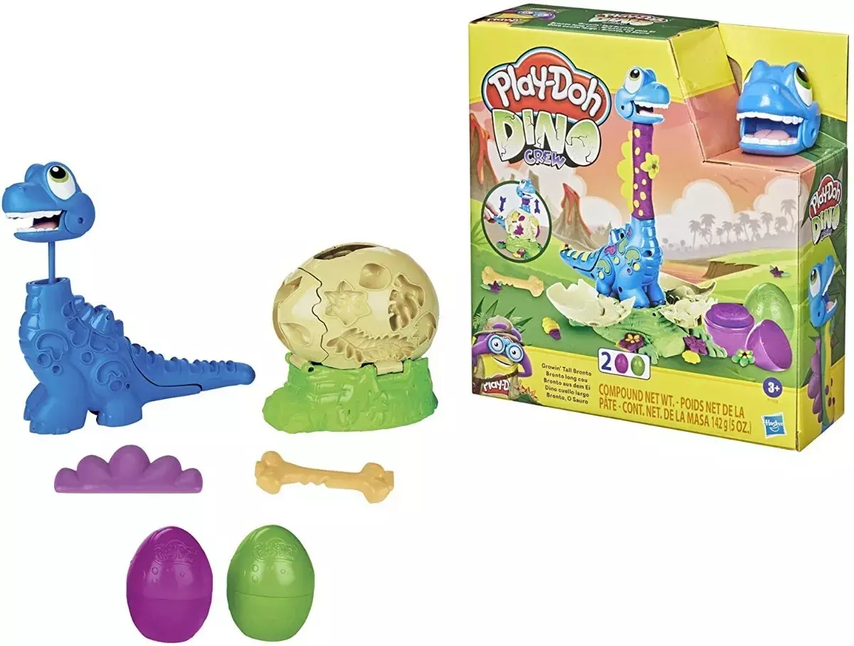 Play Doh Dino Crew Dinosaurio Brontosaurio Largo-1