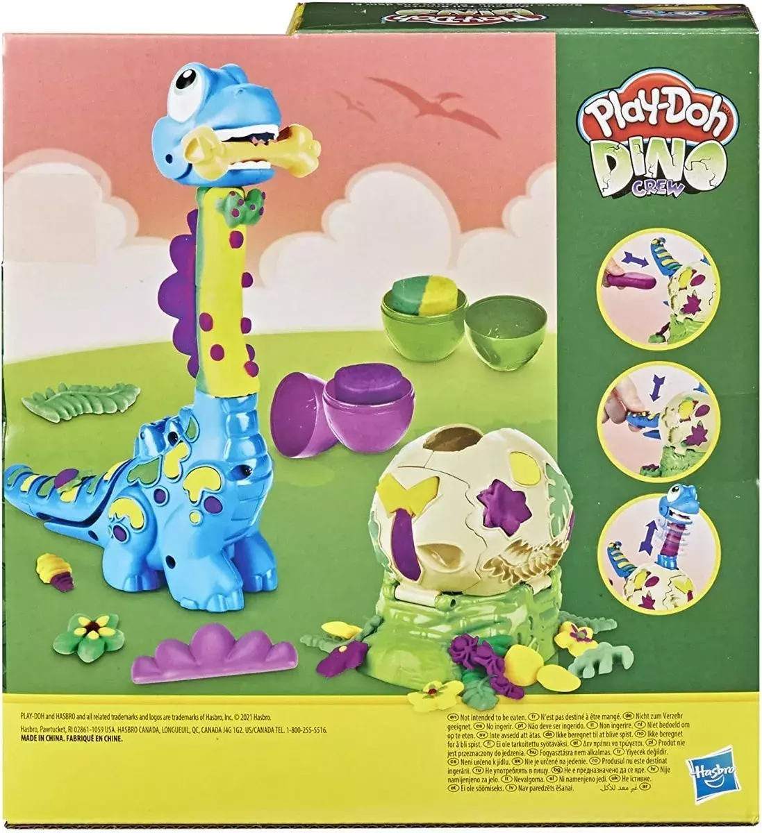 Play Doh Dino Crew Dinosaurio Brontosaurio Largo-2