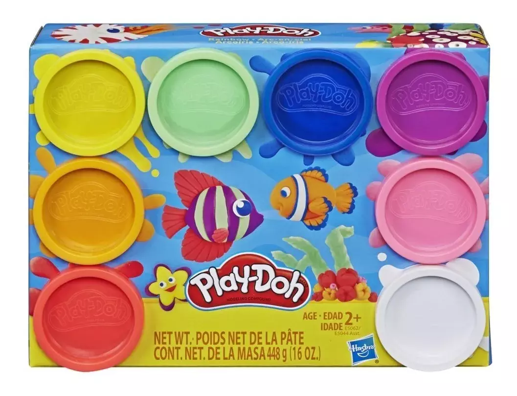 Play Doh - Pack 8 + 8 Masas - Mezcla De Colores-2