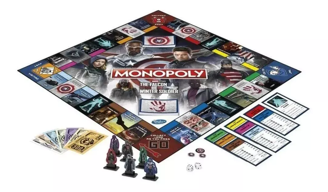 Monopoly Marvel The Falcon And The Winter Soldier - Español-1