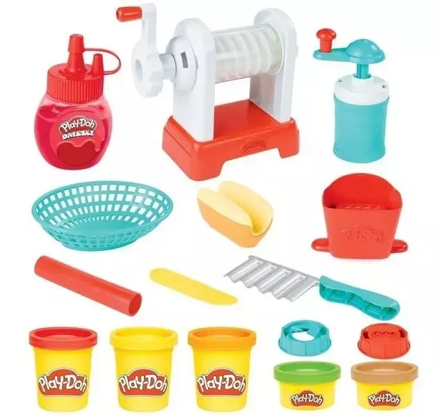 Play Doh Kitchen Maquina Espirales Papitas Fritas-1