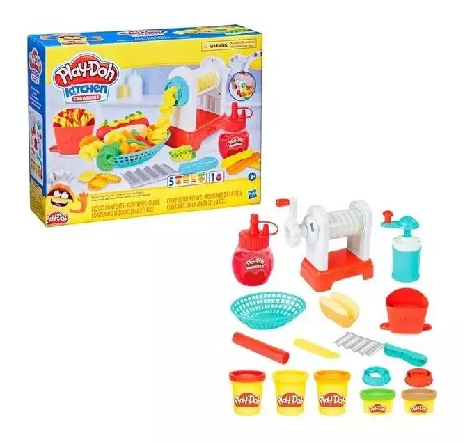 Play Doh Kitchen Maquina Espirales Papitas Fritas-2