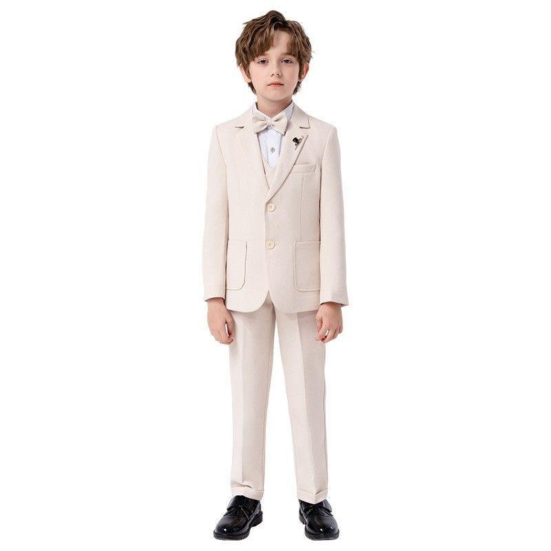 Traje Formal de Ni o 5 Piezas con Chaleco-2