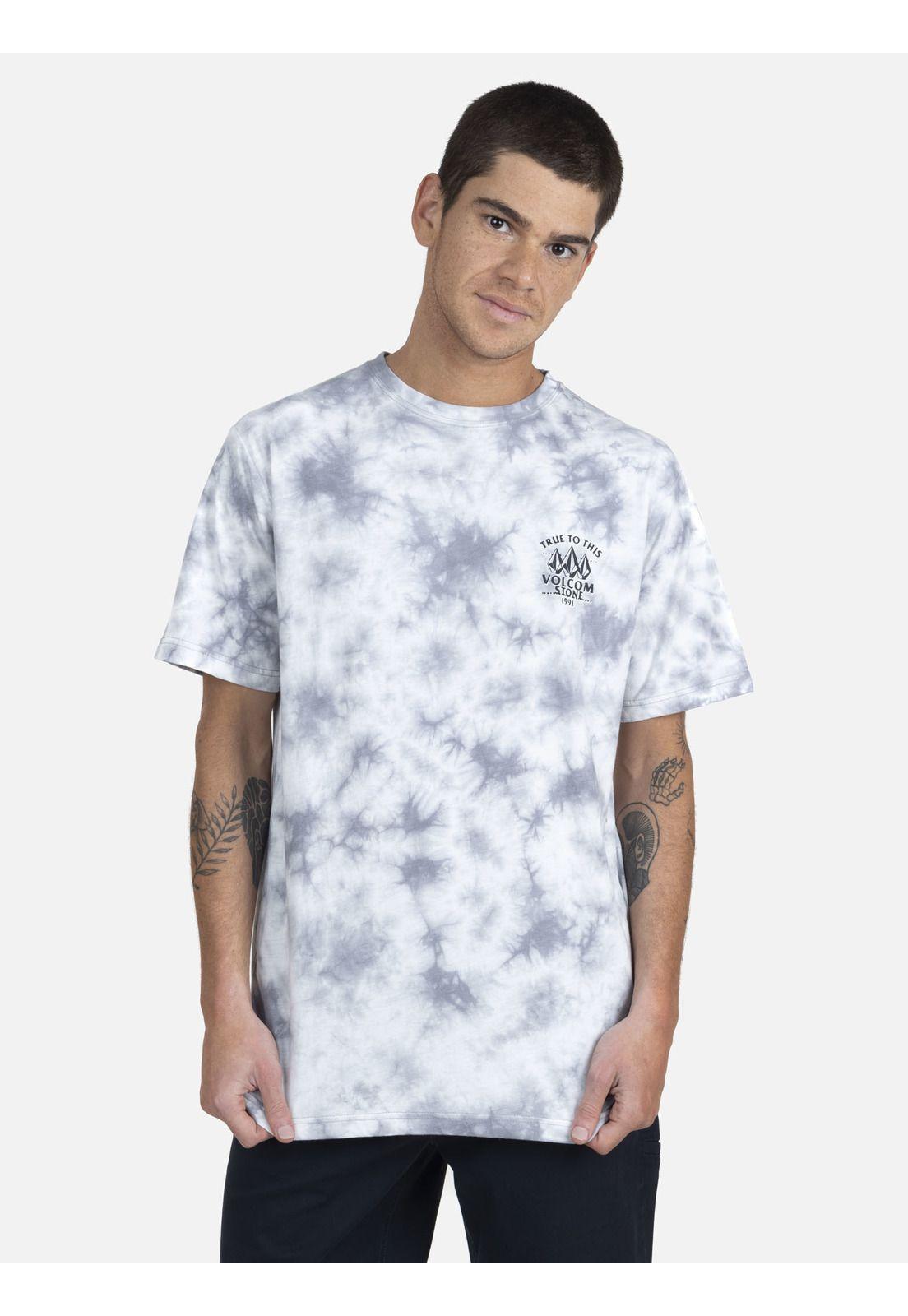 Polera M/C Premium Hombre 7P163-MV22 Gris Volcom-0