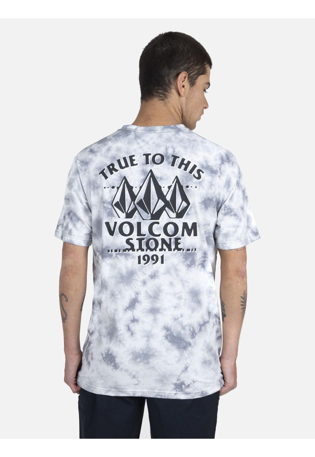 Polera M/C Premium Hombre 7P163-MV22 Gris Volcom-1