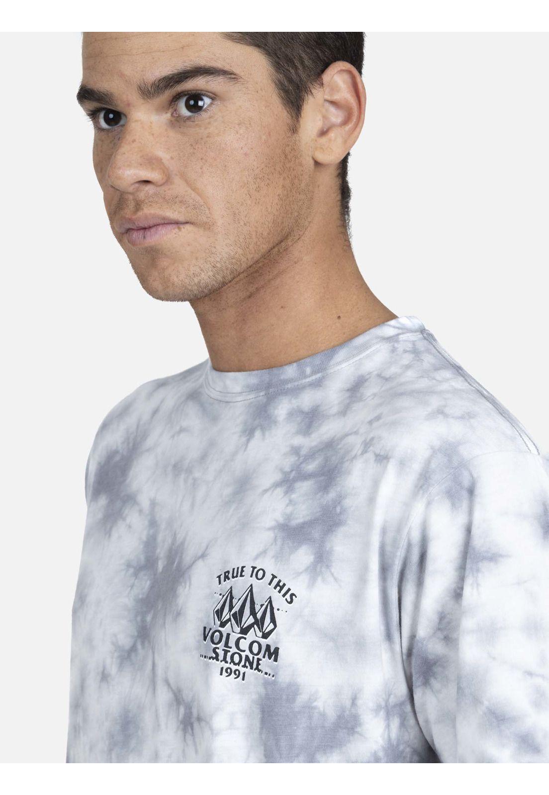 Polera M/C Premium Hombre 7P163-MV22 Gris Volcom-2