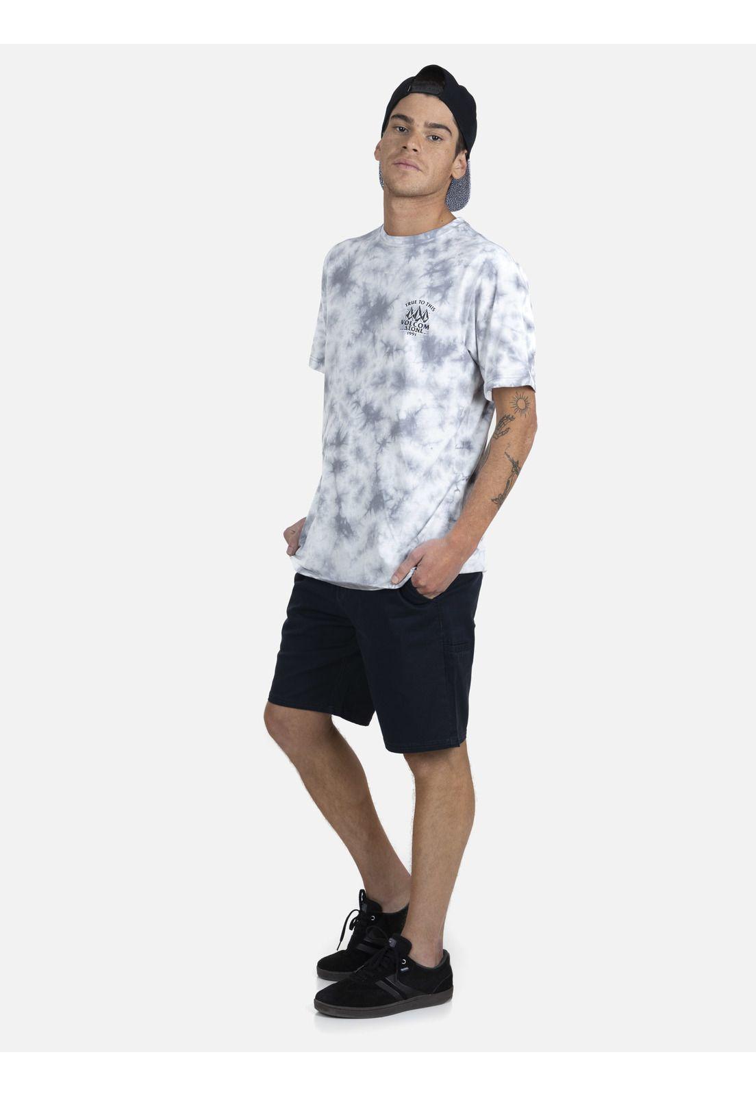 Polera M/C Premium Hombre 7P163-MV22 Gris Volcom-3