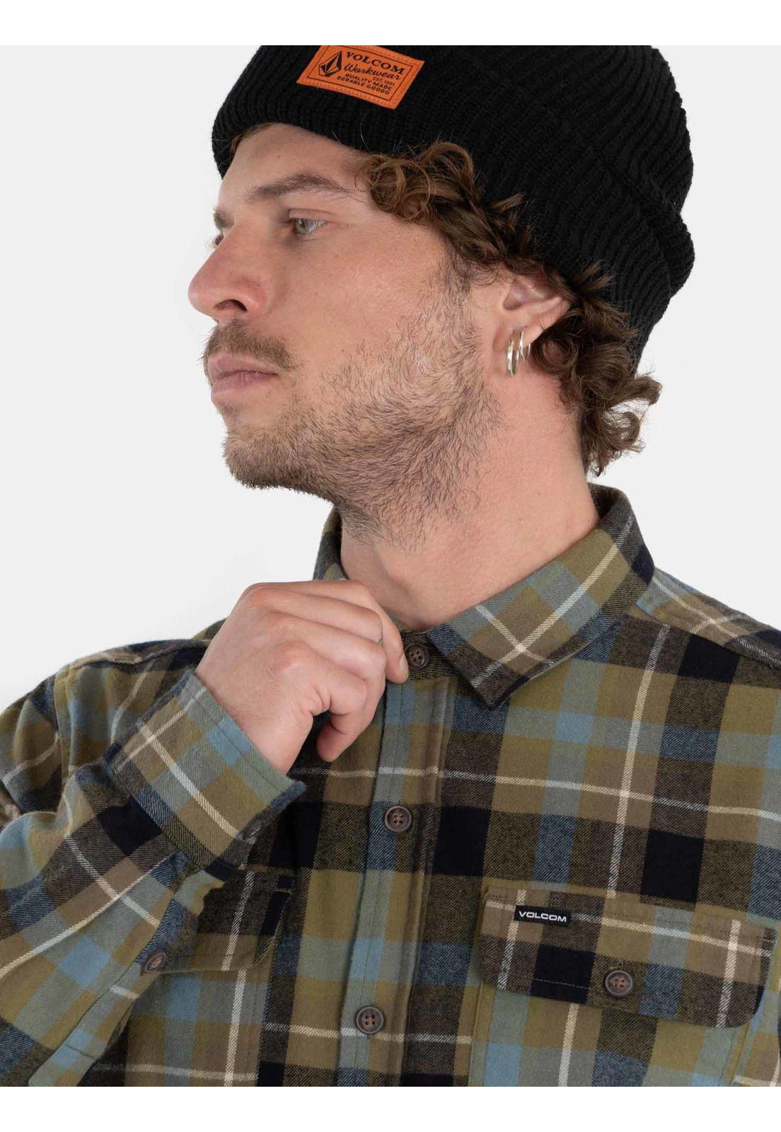 Camisa Riber Multicolor Hombre Volcom-2