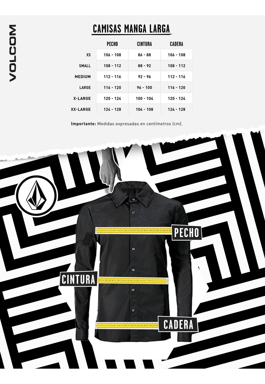 Camisa Riber Multicolor Hombre Volcom-4
