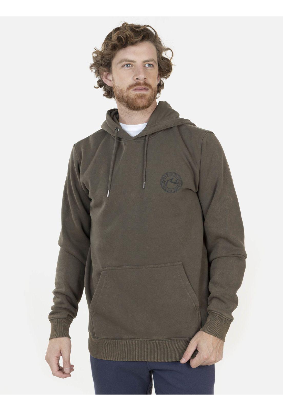 Poleron Hombre 7O290 Verde Rusty-0