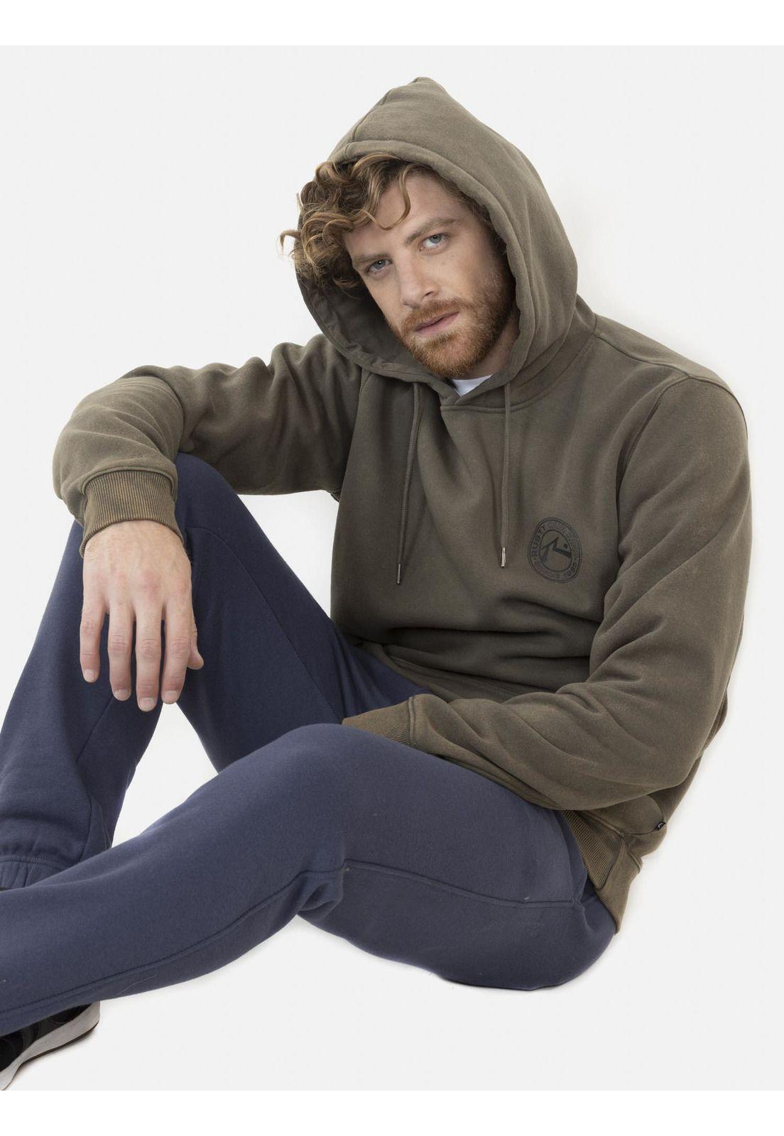 Poleron Hombre 7O290 Verde Rusty-3