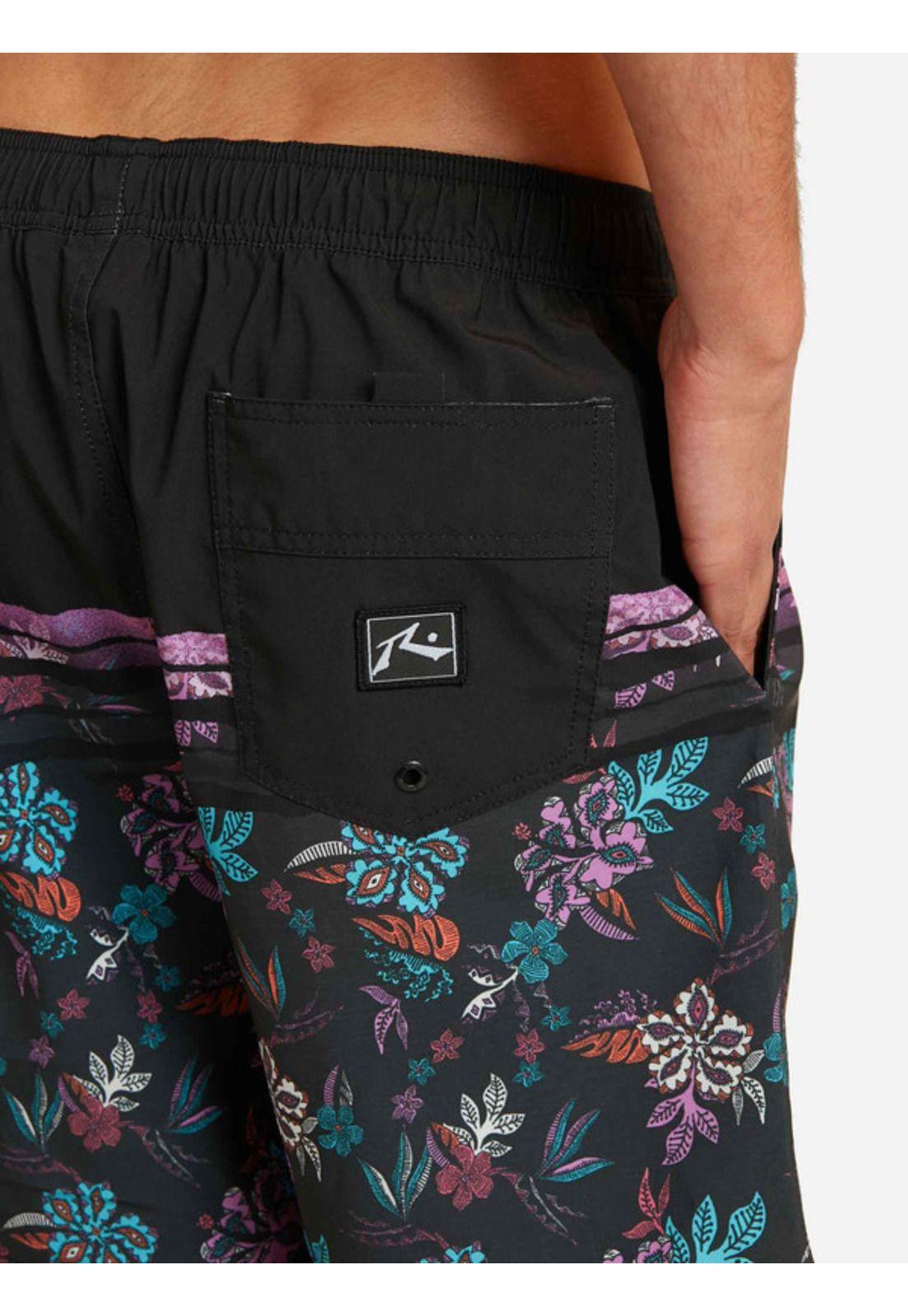 Traje De Baño Tropical Cordycep Short Multicolor Hombre rusty-2