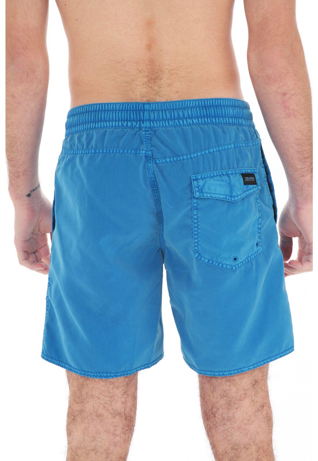 Traje De Baño Corto Hombre 7T142-MV21 Azul Volcom-1