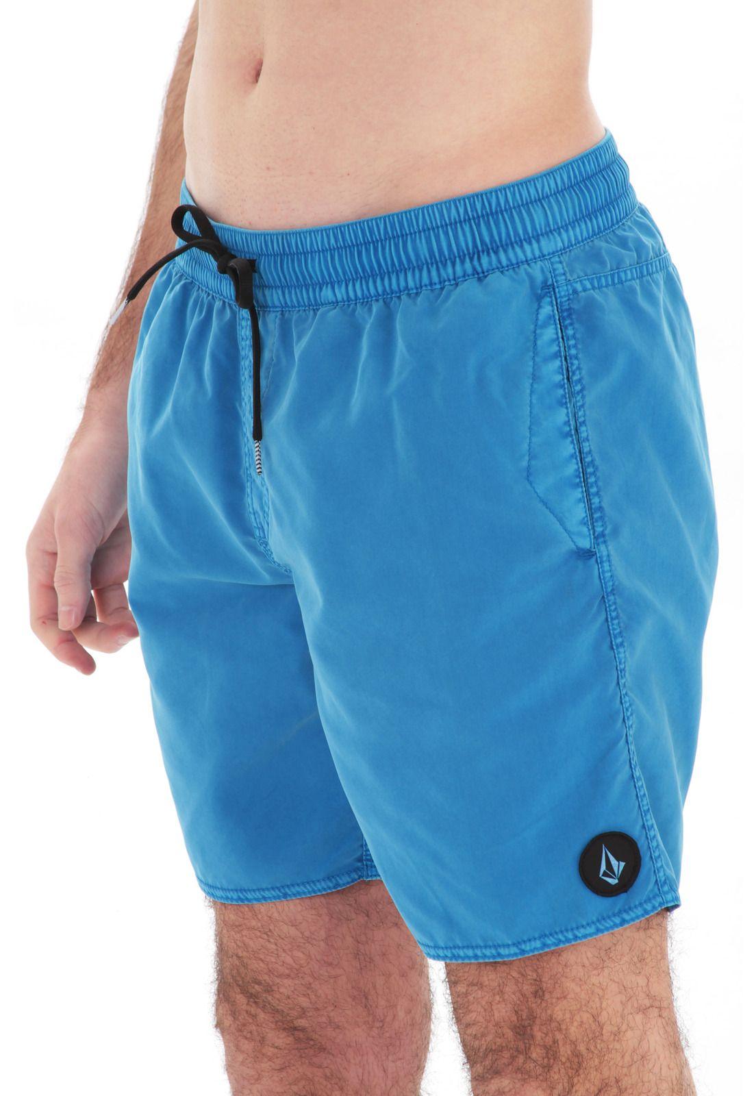 Traje De Baño Corto Hombre 7T142-MV21 Azul Volcom-2