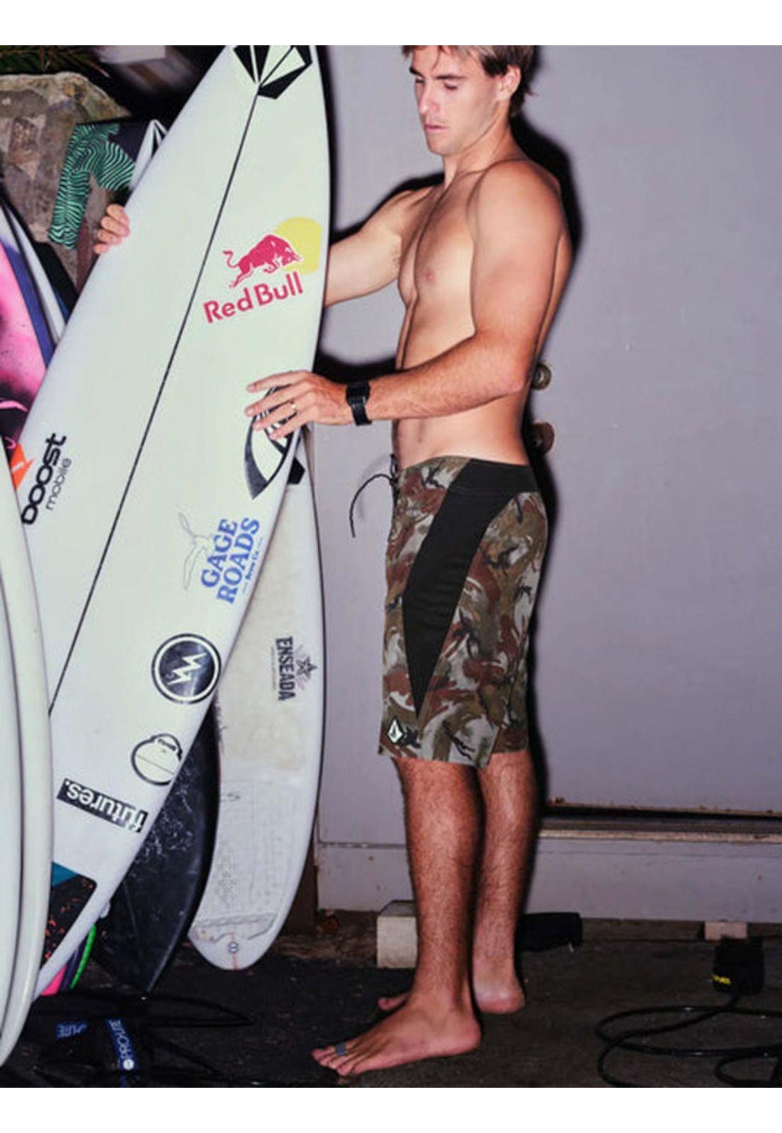 Traje De Baño Surf Vitals J Robinson  Verde Hombre Volcom-4