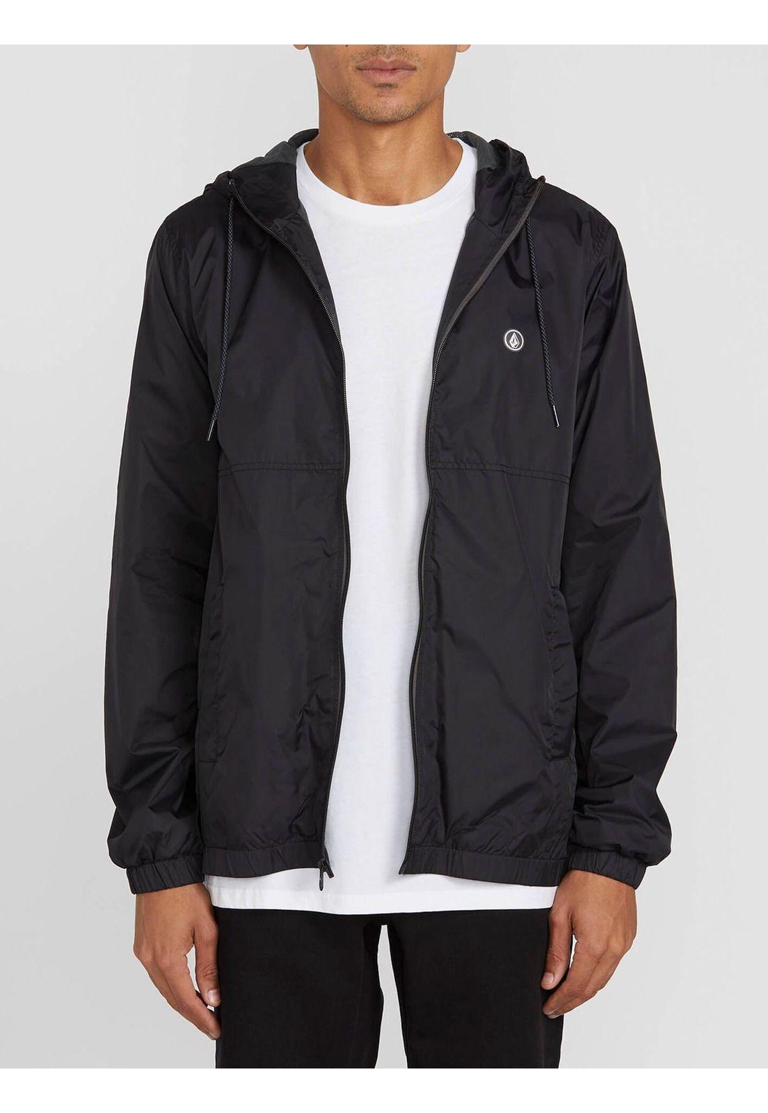 Cortaviento  7K213 Hombre Negro Volcom-1
