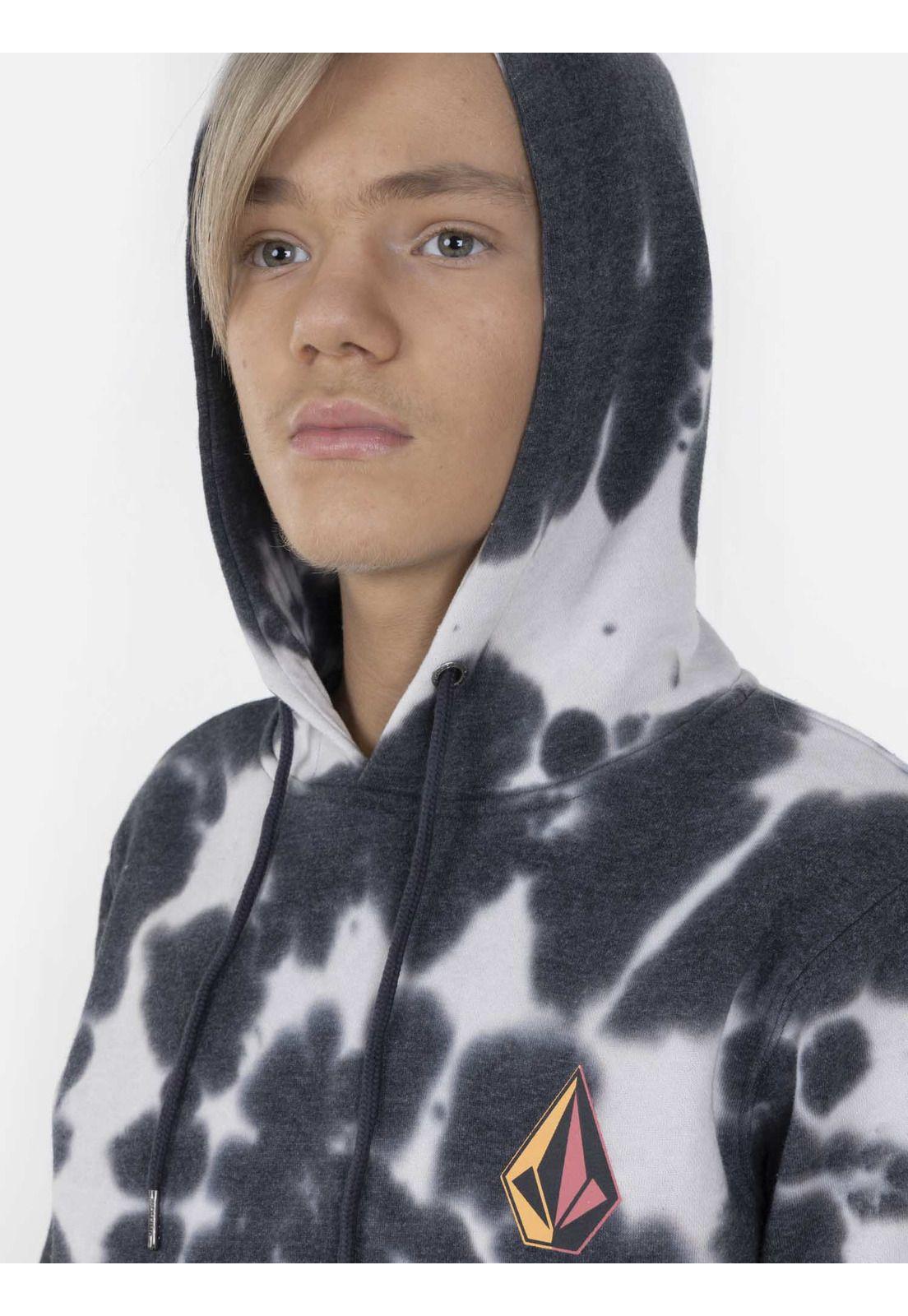 Poleron Canguro 7O526 Juvenil Multicolor Volcom-3