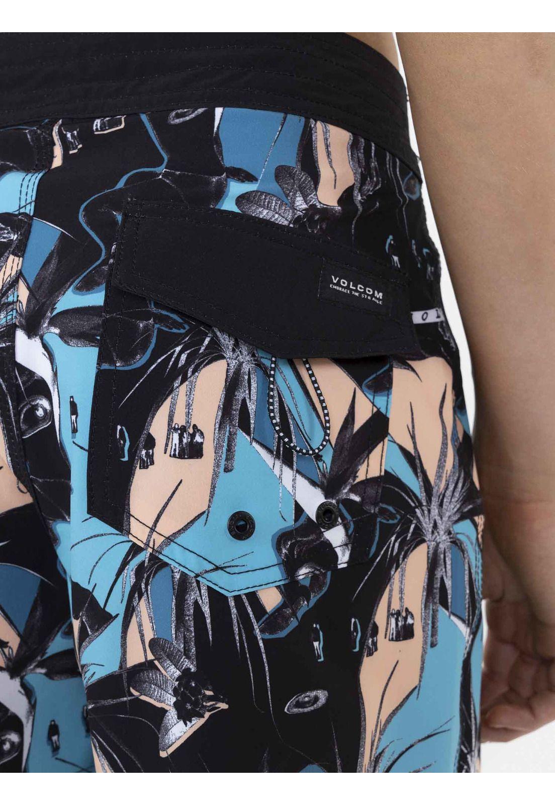 Traje de Baño STONE PLUS TRUNKS Juvenil Multicolor Volcom-2