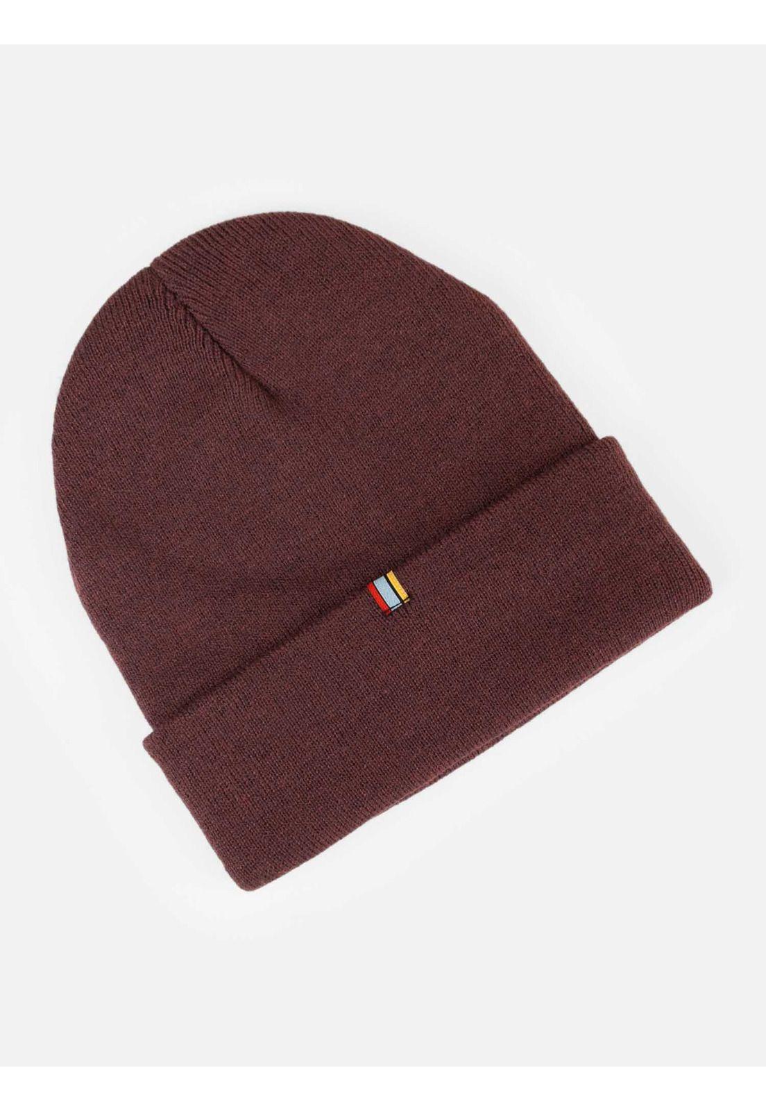 Gorro Solvo beanie Burdeo Hombre Rusty-3