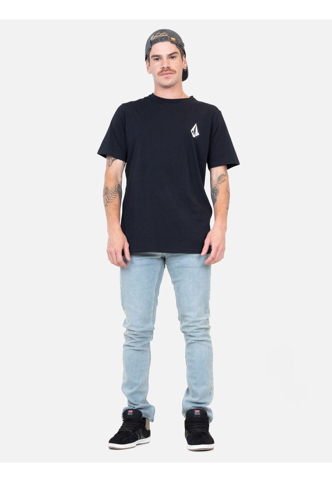 Polera MC Rawmotion Negro Hombre Volcom-3