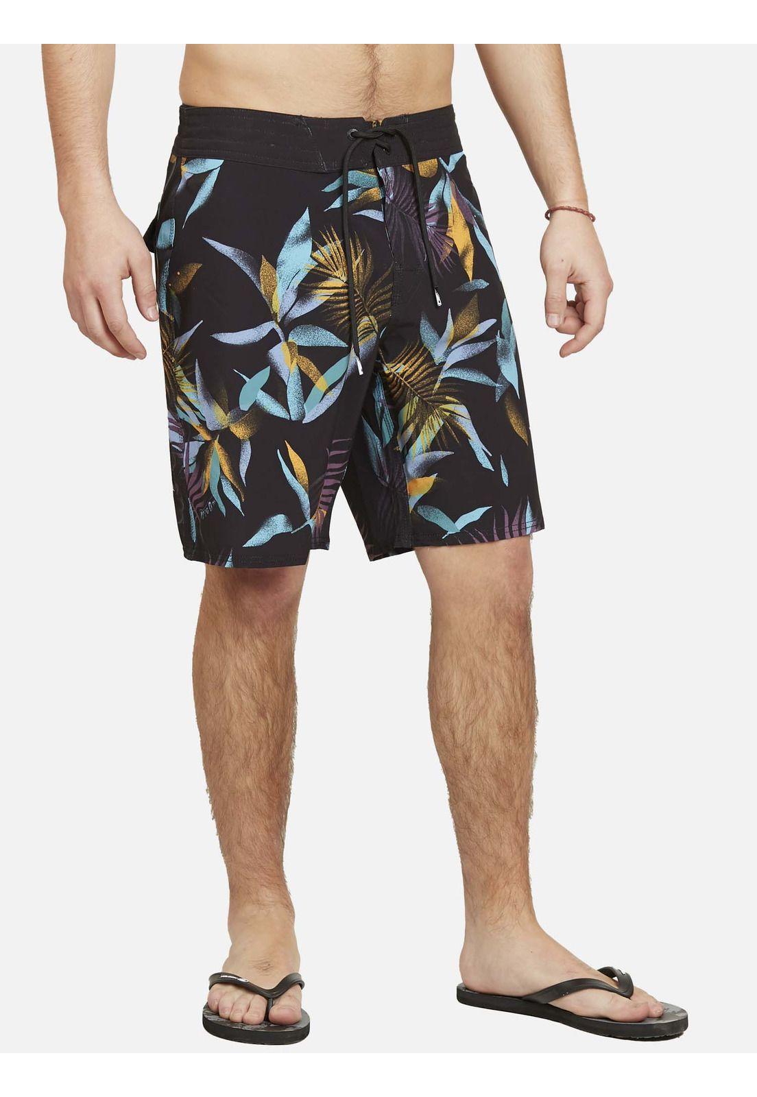 Traje de Baño LEAFT SPRAY FLORAL TRUNKS Hombre Multicolor Volcom-0