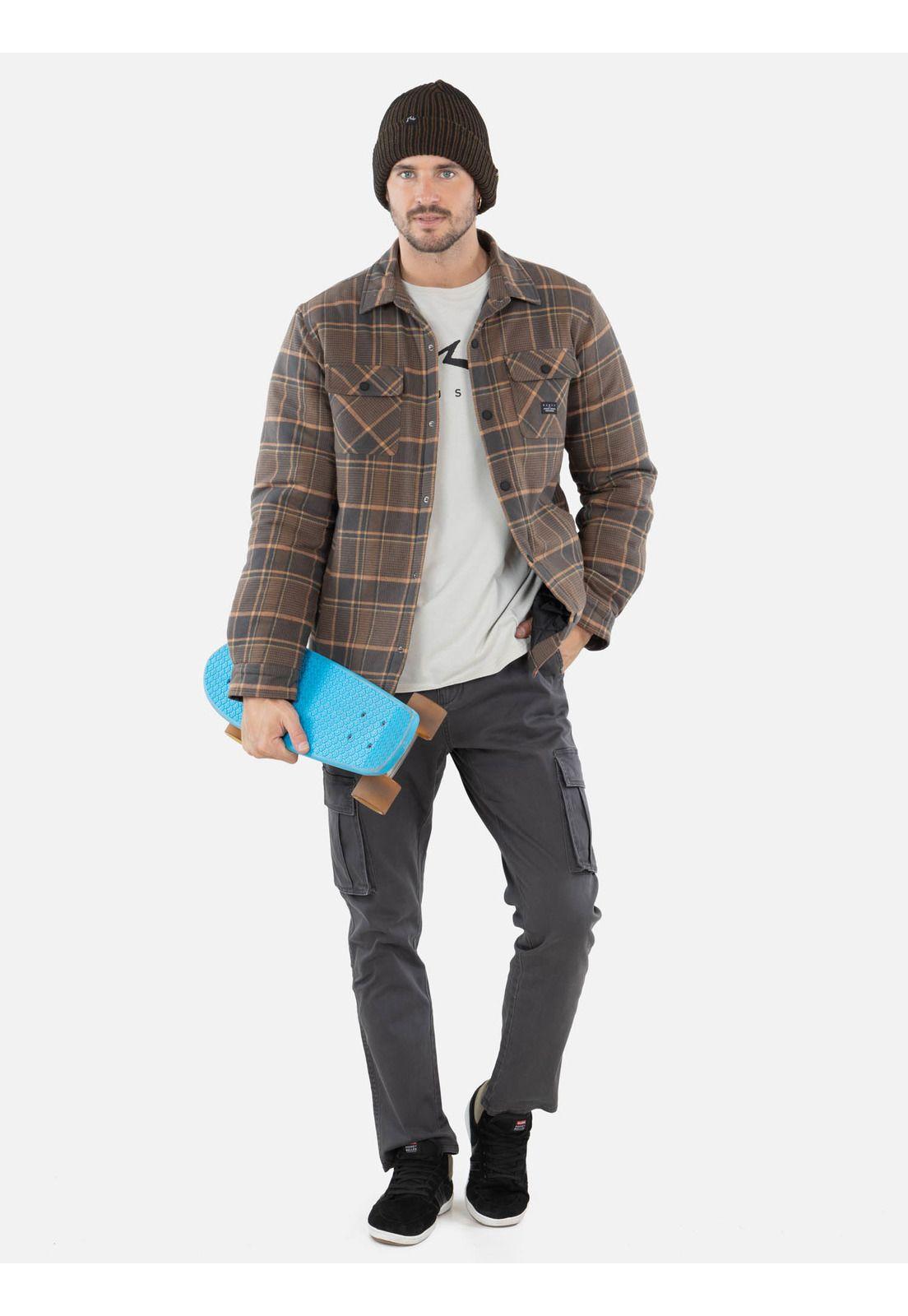Chaqueta Warp Multicolor Hombre Rusty-3