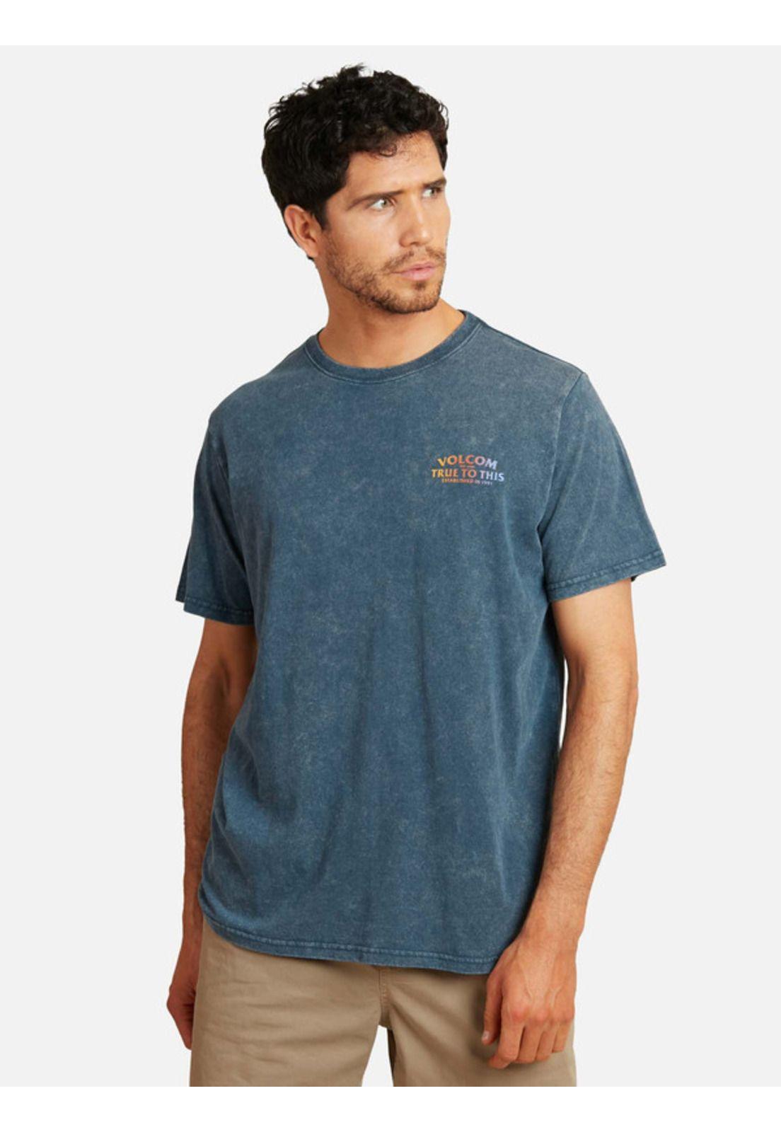 Polera Yamate Acid Sst Azul marino Hombre Rusty-0