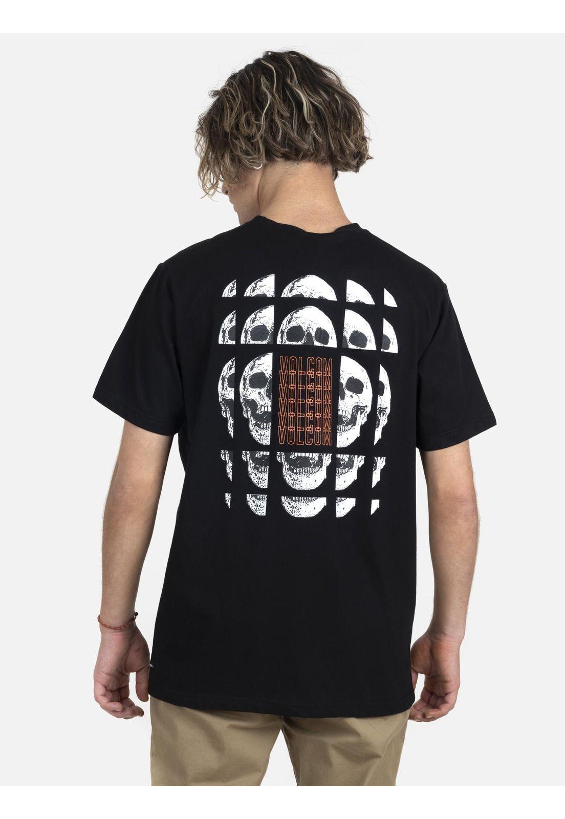 Polera M/C Básica Hombre 7P102-MV22 Negro Volcom-1